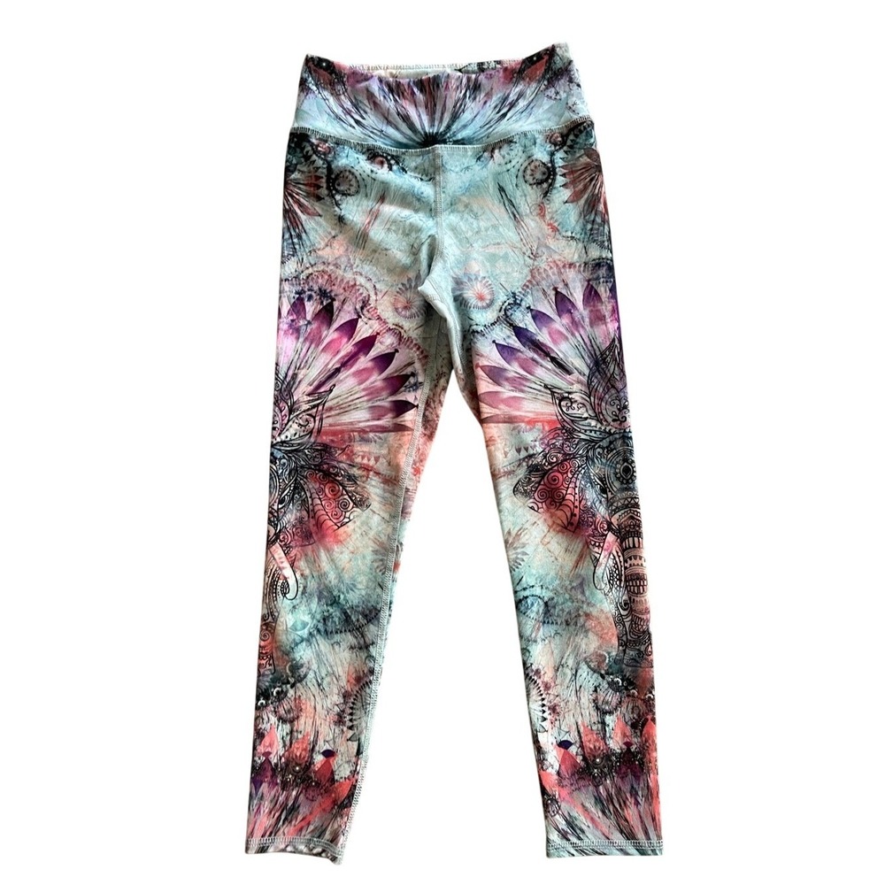 Evolution & Creation Boho Multicolor Leggings Small